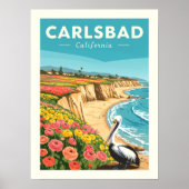 Oude Carlsbad Californië Poster (Voorkant)
