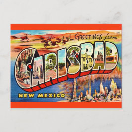 Oude Carlsbad NM ansichtkaart Briefkaart