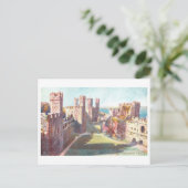 Oude Carnarvon Castle Briefkaart (Staand voorkant)