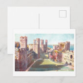 Oude Carnarvon Castle Briefkaart (Voorkant / Achterkant)
