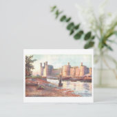 Oude Carnarvon Castle Briefkaart (Staand voorkant)