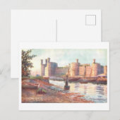 Oude Carnarvon Castle Briefkaart (Voorkant / Achterkant)