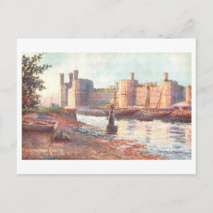 Oude Carnarvon Castle Briefkaart