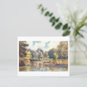 Oude Carolasee in Dresden, Duitsland Briefkaart (Staand voorkant)