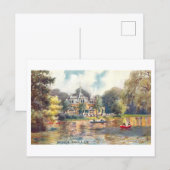 Oude Carolasee in Dresden, Duitsland Briefkaart (Voorkant / Achterkant)