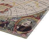 Oude cartografische kaart snijplank (Hoek)
