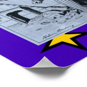 Oude Cartoon tegen de Republikeinen, oom Sam & Ele Poster (Hoek)