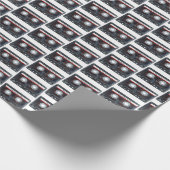 Oude cassette met Happy Birthday-tekst Cadeaupapier (Hoek)