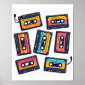 Oude cassettes poster (Voorkant)