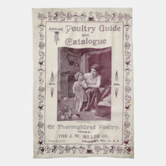 Oude catalogus jaarlijkse pluimvee, 1896, theedoek