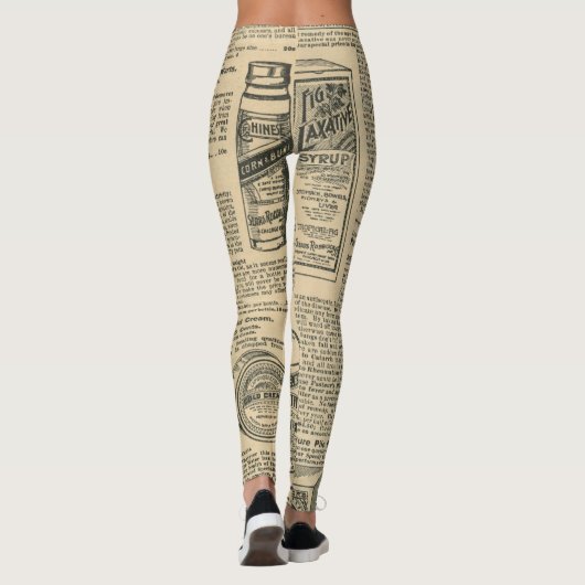 Oude  catalogus krantenontwerp leggings (Achterkant)