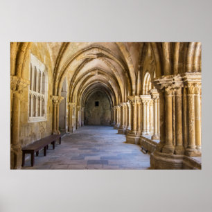 Oude Cathedraal Cloister Hallway Poster