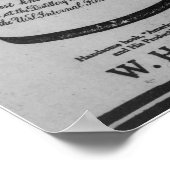  oude cedar brook whiskey druk poster (Hoek)