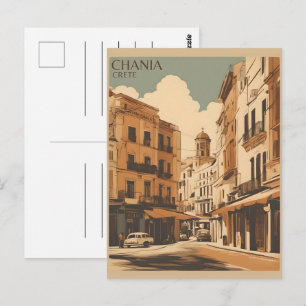 Oude Chania Stad Souvenirs crete griekenland reis Briefkaart