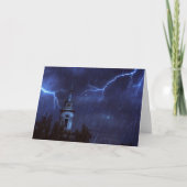 Oude chapel en onweer kaart (Voorkant)