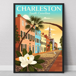 Oude Charleston South Carolina Poster