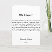 Oude checker - Kaart (Achterkant)