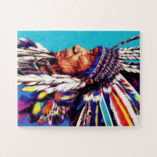 Oude chef legpuzzel (Horizontaal)