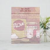 Oude Chef Letterhead Custom Briefhoofd (Staand voorkant)