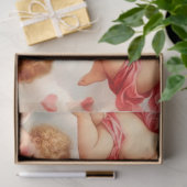 Oude Cherubijntjes en Hartjes Tissuepapier (Geschenk)