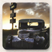 Oude Chevy Truck Set van 6 Onderzetters (Voorkant)