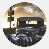 Oude Chevy Vrachtwagen Stickers (Voorkant)