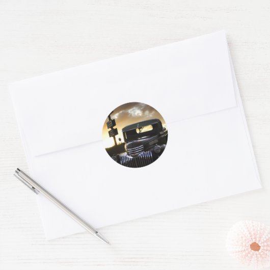 Oude Chevy Vrachtwagen Stickers (Envelop)