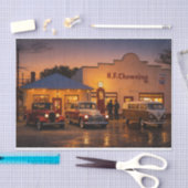 Oude Chewning-winkel- Spotsylvania Tissuepapier (Craft)