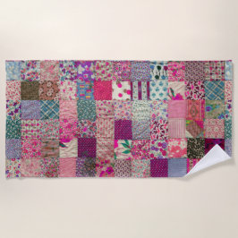 Oude  Chic Boho Quilt Strandlaken