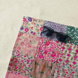 Oude Chic Boho Quilt Strandlaken