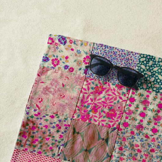 Oude Chic Boho Quilt Strandlaken (In situ)