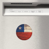 Oude Chileense vlag Magneet (Insitu (Vaatwasser))