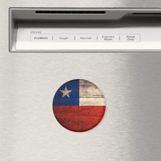 Oude Chileense vlag Magneet (Insitu (Vaatwasser))