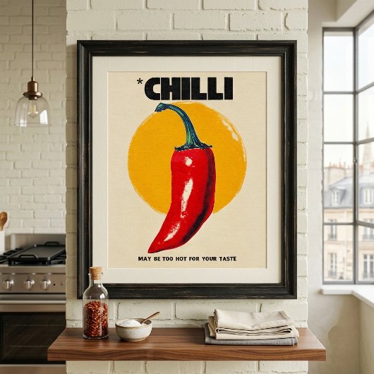 Oude Chilipeper Poster