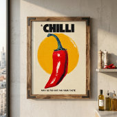 Oude Chilipeper Poster