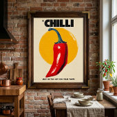 Oude Chilipeper Poster