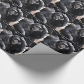 Oude Chimpansee aangepast verpakkingspapier Cadeaupapier (Hoek)