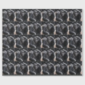 Oude Chimpansee aangepast verpakkingspapier Cadeaupapier (Vlak)