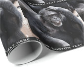 Oude Chimpansee aangepast verpakkingspapier Cadeaupapier (Rol Hoek)