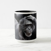 Oude Chimpansee-mokken - kies stijl, kleur Mok (Midden)