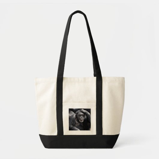 Oude Chimpansee-tassen - kies stijl en kleur Tote Bag (Voorkant)