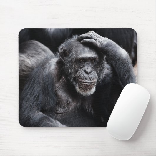 Oude Chimpansemousepad Muismat (Met muis)