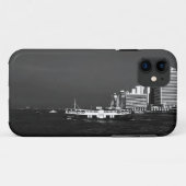 Oude China Hong Kong boot wolkenkrabber zee Case-Mate iPhone Case (Achterkant (horizontaal))