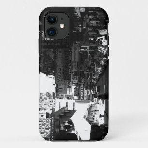 Oude China Hong Kong straat Stad auto's Case-Mate iPhone Case