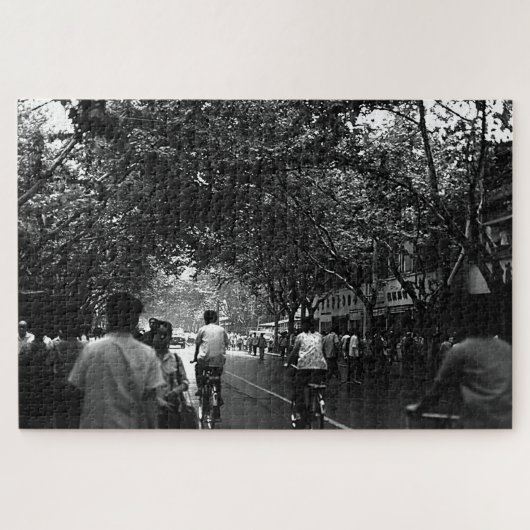 Oude China Shanghai straat Legpuzzel (Horizontaal)