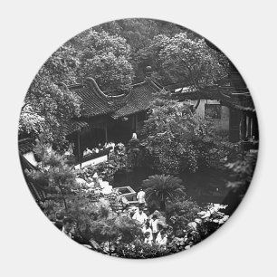 Oude Chinees Shanghai Yuyuan tuin toeristen Magneet