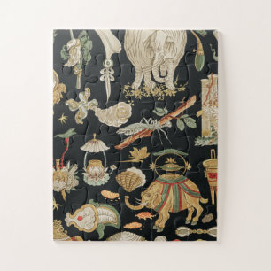 Oude Chinese Art Puzzle (11 x 14 inch) Legpuzzel