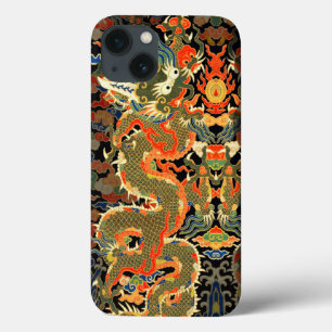 Oude Chinese Draak Textielprint Aziatische Kunst Case-Mate iPhone Case
