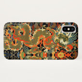 Oude Chinese Draak Textielprint Aziatische Kunst Case-Mate iPhone Case (Achterkant (horizontaal))