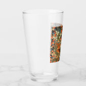Oude Chinese Draak Textielprint Aziatische Kunst Glas (Rechts)